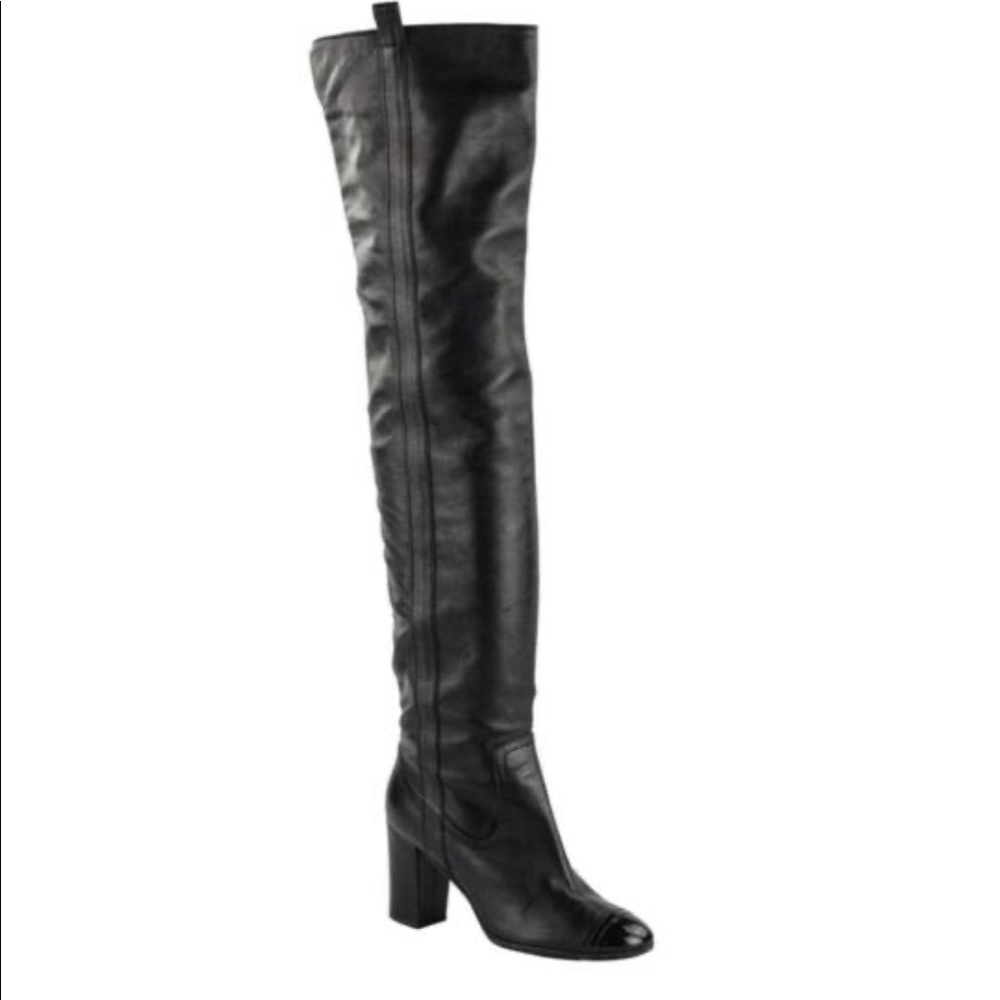 Chanel Thigh high boots